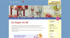 Desktop Screenshot of eis-glas.de